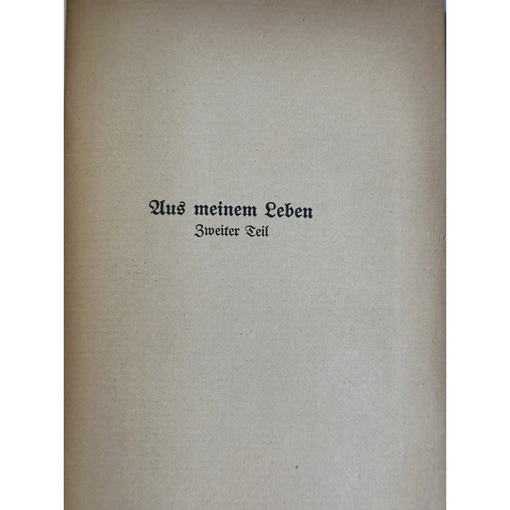 1911 August Bebel Aus Meinem Leben Zweiter Teil Antique German Book Dietz